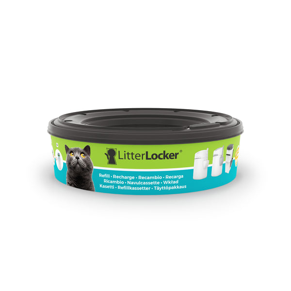 LOT OF (X6) Litterlocker DESIGN & DESIGN PLUS REFILLS Recharge Litter  Locker Cat